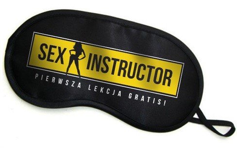 Maska- Opaska na oczy &quot;SEX INSTRUCTOR&#039;