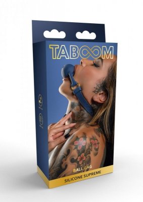 Silicone Mouth Gag Blue