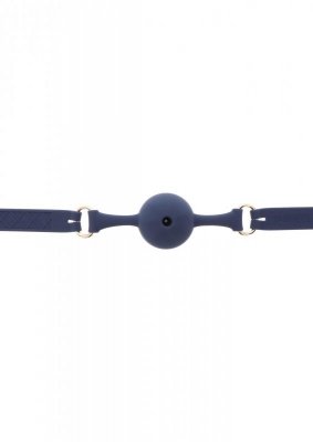 Silicone Mouth Gag Blue