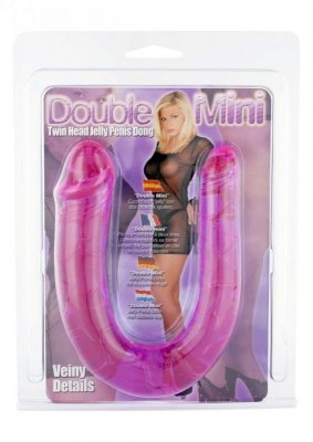 Dildo Penis Dwustronne Giętkie Żelowe 34,5 cm
