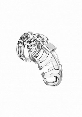 Model 02 - Chastity - 3.5&quot; - Cock Cage - Transparent