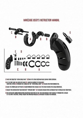 Model 06 - Chastity - 5.5&quot;&quot; - Cock Cage - Black