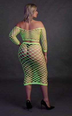 Long Sleeve Crop Top and Long Skirt  XL/XXXXL