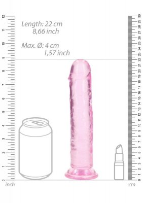 Straight Realistic Dildo with Suction Cup - 8&#039;&#039; / 20