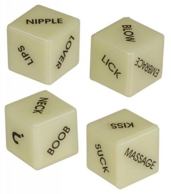 Dice &quot;Glow-in-the-dark&quot; Engl.