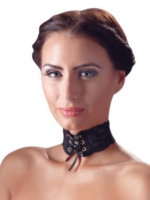 Wiązania-24503641001 Halsband Spitze-Pasek