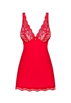 Komplet Babydoll i Stringi Luvae Czerwony L/XL