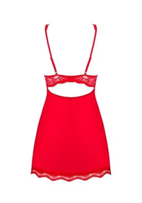 Komplet Babydoll i Stringi Luvae Czerwony L/XL