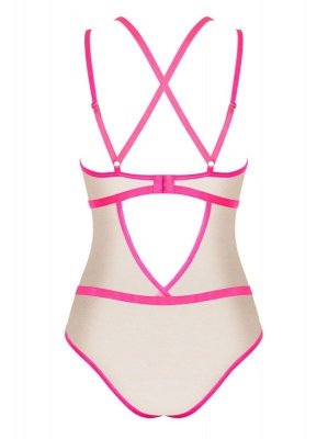 Bielizna-Nudelia body różowe  S/M