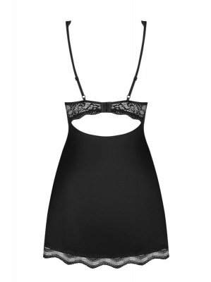 Bielizna-Luvae babydoll i stringi Czarny  S/M