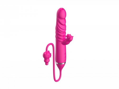 Tongue licking Triple Stimulation Thrusting Vibrator