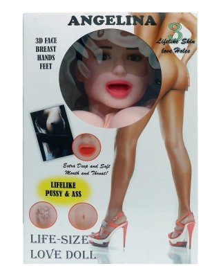 Lalka miłości Angelina 3D Realistyczna Wibracje