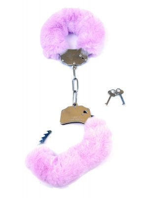 Pluszowe Kajdanki Furry Cuffs Purple