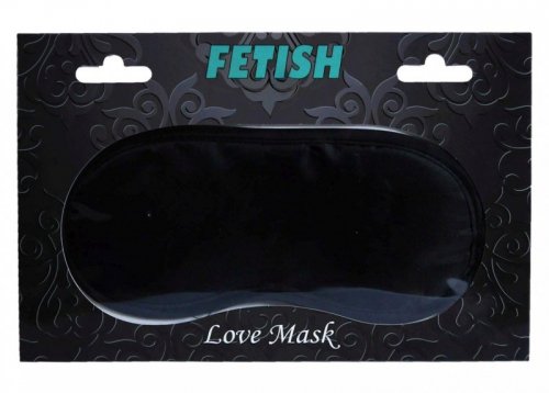Maska na oczy do spania Sexu Satynowa Black