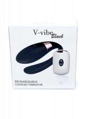 Wibrator dla Par Sex Masażer Sterowanie Pilotem Black USB 7 Funkcji