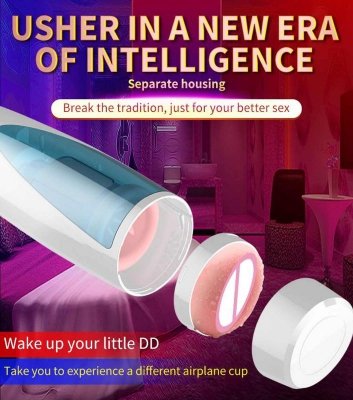 Luksusowy Masturbator dla Mężczyzn USB 10 Funkcji