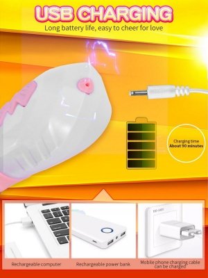 Wibrator Króliczek Masażer Posuwisty Podgrzewany 22cm