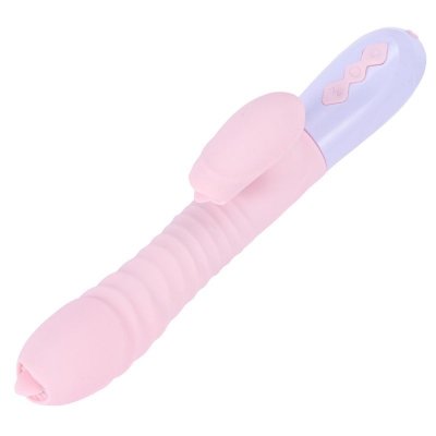 Wibrator Króliczek Masażer Posuwisty Podgrzewany 22cm
