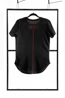 T-shirt men black S fashion