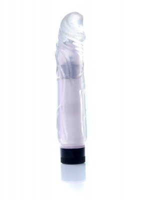 Duży Wibrator Żelowy Penis Elastyczny Mocny 22 Cm