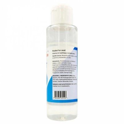 ŻEL INTYMNY POCKET FOR ANAL NEUTRALNY LUBRYKANT WODNY 100ML