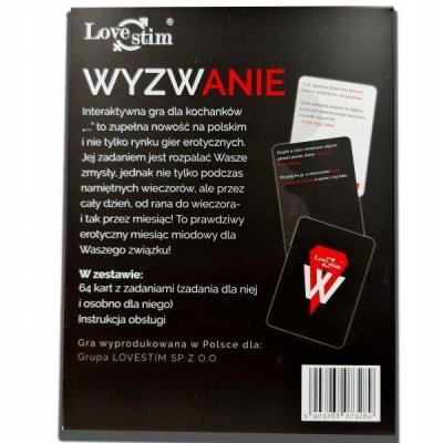 EROTYCZNA GRA DLA PAR Wyzwanie Interaktywne 30-dniowa Urozmaici Pożycie