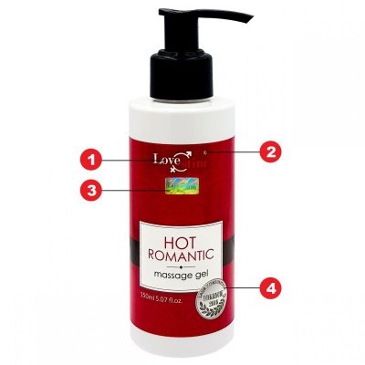 Olejek do masażu rozgrzewający Hot Romantic 150ml