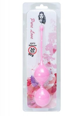 Podwójne Wibrujące kulki Kegla 36mm 90g Pink