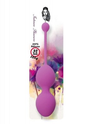 Silicone Kegel Balls 32mm 165g Purple - Boss Series