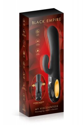 RABBIT MY VISCOUNTESS BLACK EMPIRE VIBRATOR