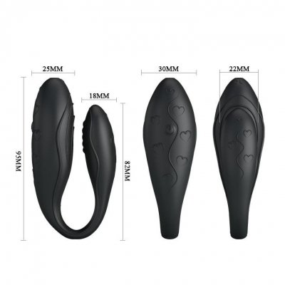PRETTY LOVE -  INDULGENCE PLUS, 30 functions black