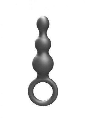 ToyJoy Buttocks The Stuffer 3-Balls Metallic Silicone Plug