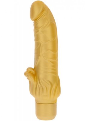 ToyJoy Get Real Gold Dicker Stim Vibrator 22 cm