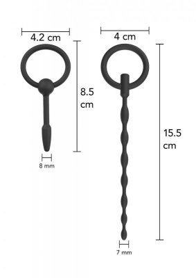 Penis Plug Set Small 2 pcs