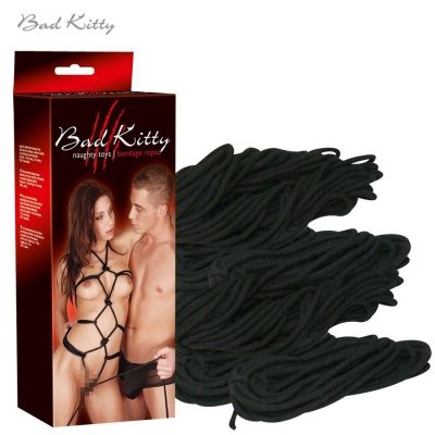 Liny do krepowania czarne Bad Kitty
