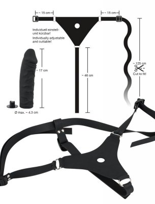 Strap-on silikonowy