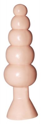 Korek analny Bendable Butt Rattler 20cm cielisty