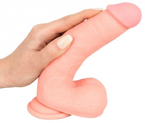 Dildo silikonowe medyczne z przyssawką 20 cm