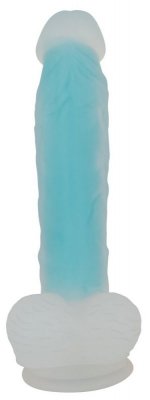 Dildo z przyssawką Glow in the Dark 20,5 cm