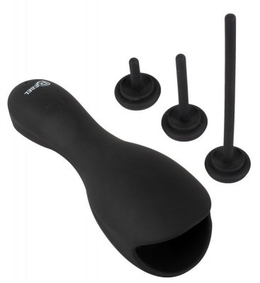Masturbator z 3 dilatorami Rebel