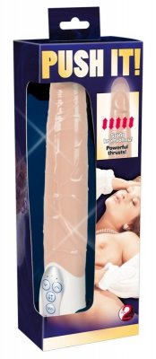 WIBRATOR DUŻY REALISTYCZNY FUNKCJA PCHNIĘĆ GÓRA-DÓŁ 27,5cm