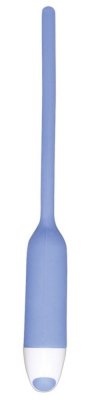 Silikonowy dilator z wibracjami śr. 6mm niebieski
