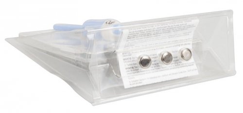 Silikonowy dilator z wibracjami śr. 6mm niebieski