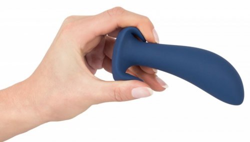 Korek analny silikonowy z wibracjami 12 cm