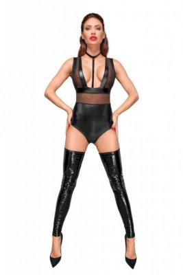Body z chokerem XL Noir Handmade