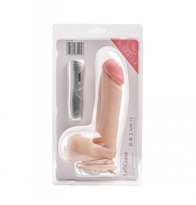 Simple Pleasure wibrator 7 trybów rotacji cyberskóra kolor cielisty 20 cm sterowany przewodowo