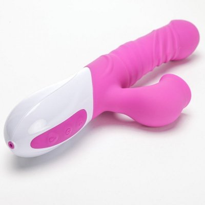 Wibrator Silikonowy Typ Króliczek Ładowany Usb Fioletowy