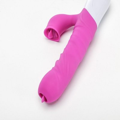 Wibrator Silikonowy Typ Króliczek Ładowany Usb Fioletowy