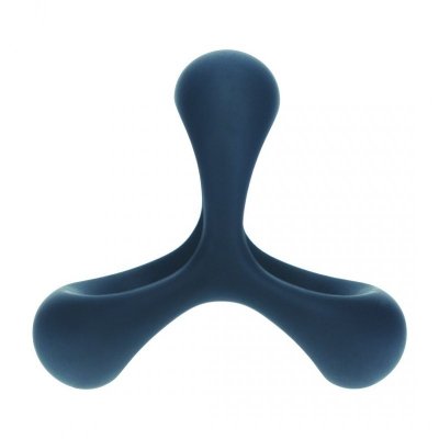 Tri O Ergo Silicone Cockring - Black
