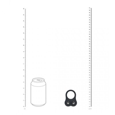 Silicone Training Cockring - M - Black